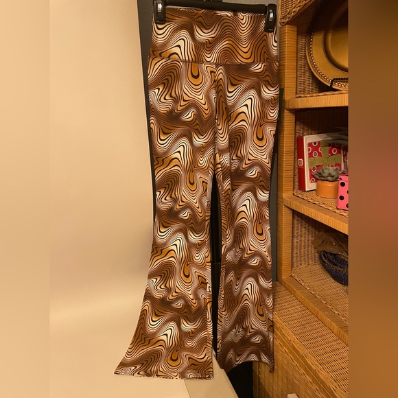 Cotton Flares✌️☮️ 🌼 Wild Fable Flares Boho Hippie Flare Pants NEW - Picture 5 of 7